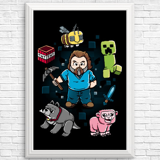 Pixel World - Posters & Prints