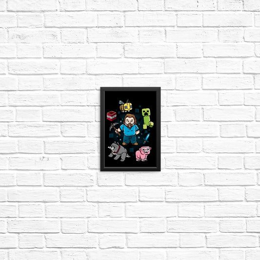 Pixel World - Posters & Prints