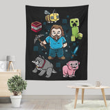 Pixel World - Wall Tapestry
