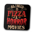 Pizza and Horror - Coasters