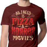 Pizza and Horror - Men's Apparel