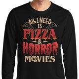 Pizza and Horror - Long Sleeve T-Shirt
