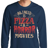 Pizza and Horror - Long Sleeve T-Shirt