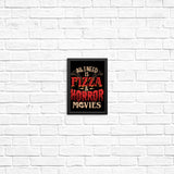 Pizza and Horror - Posters & Prints
