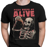 Pizza Keeps Me Alive - Men's Apparel