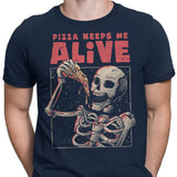 Pizza Keeps Me Alive - Men's Apparel