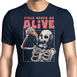 Pizza Keeps Me Alive - Men's Apparel