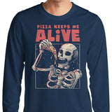 Pizza Keeps Me Alive - Long Sleeve T-Shirt