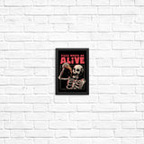 Pizza Keeps Me Alive - Posters & Prints