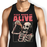 Pizza Keeps Me Alive - Tank Top