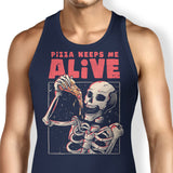 Pizza Keeps Me Alive - Tank Top