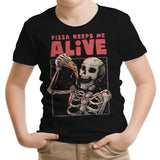 Pizza Keeps Me Alive - Youth Apparel