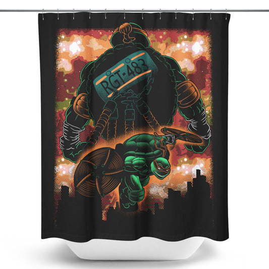 Pizza Power - Shower Curtain