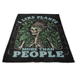 Plants More Than People - Fleece Blanket