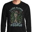 Plants More Than People - Long Sleeve T-Shirt