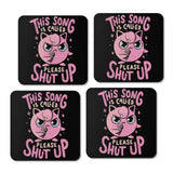 Please Shut Up - Coasters