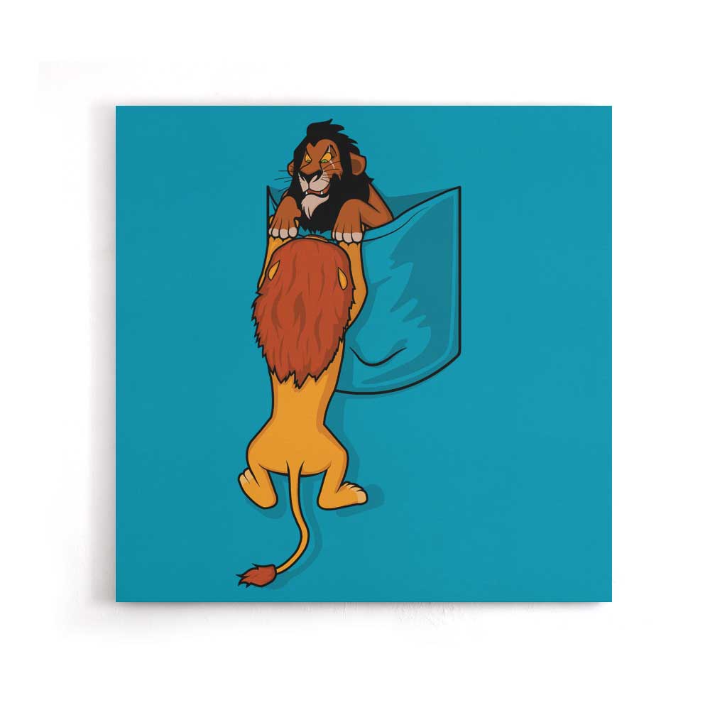 Pocket King - Canvas Print