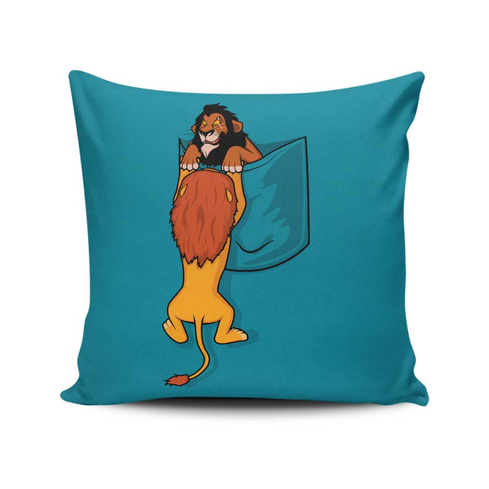 Pocket King - Throw Pillow