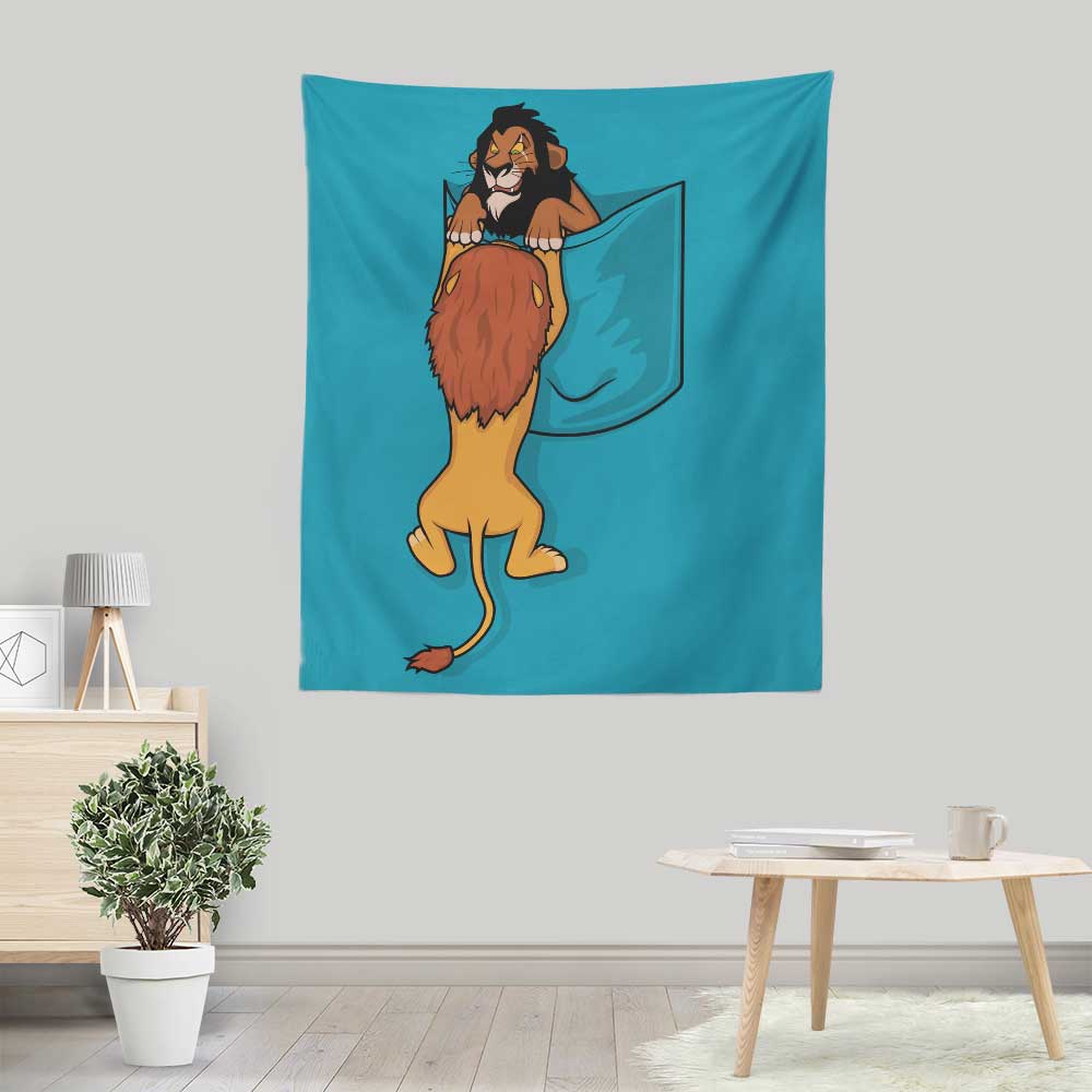Pocket King - Wall Tapestry