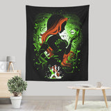 Poison Green - Wall Tapestry