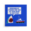 Polite Jaws - Canvas Print