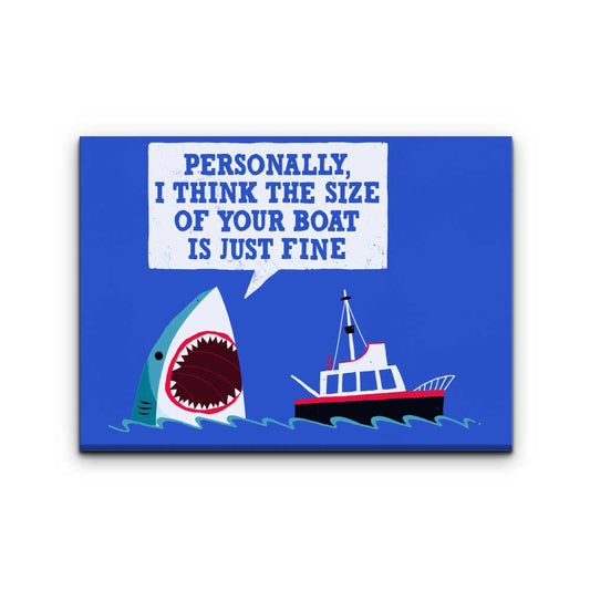Polite Jaws - Canvas Print