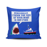 Polite Jaws - Throw Pillow