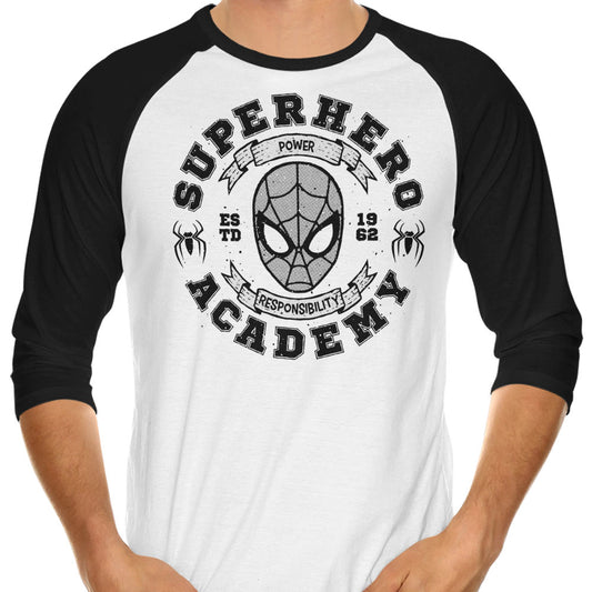 Power and Responsibility - 3/4 Sleeve Raglan T-Shirt