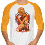 Power of Phoenix - 3/4 Sleeve Raglan T-Shirt