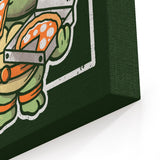 Powered by Pizza - Canvas Print