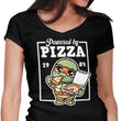 Powered by Pizza - Women's V-Neck