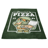 Powered by Pizza - Fleece Blanket