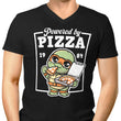 Powered by Pizza - Men's V-Neck