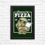 Powered by Pizza - Posters & Prints