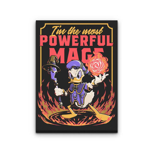 Powerful Duck - Canvas Print