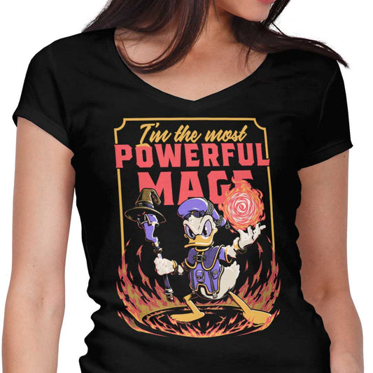 Powerful Duck - Women's V-Neck