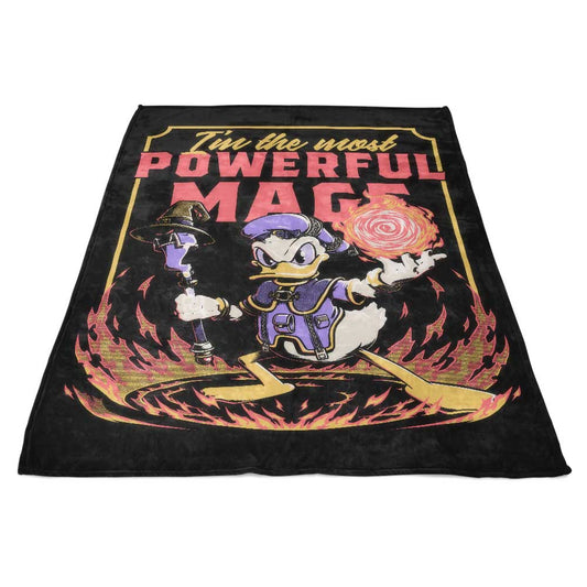 Powerful Duck - Fleece Blanket