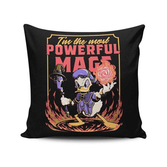Powerful Duck - Throw Pillow