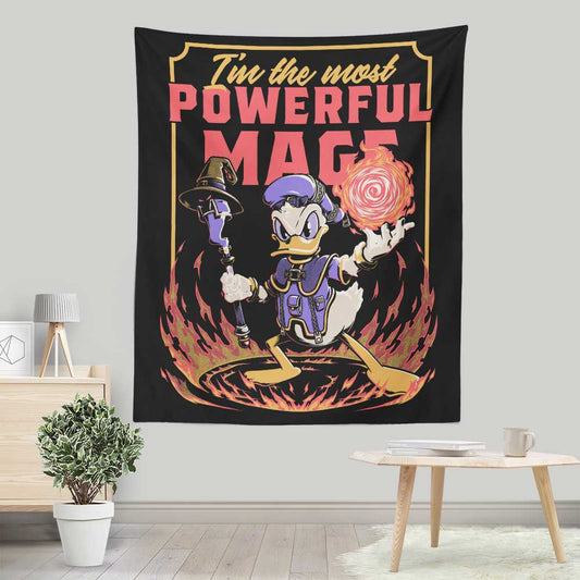Powerful Duck - Wall Tapestry