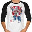 Prime Sumi-e - 3/4 Sleeve Raglan T-Shirt