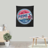Prime's Auto Shop - Wall Tapestry