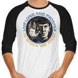 Prosper and Trust - 3/4 Sleeve Raglan T-Shirt