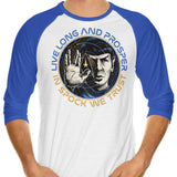 Prosper and Trust - 3/4 Sleeve Raglan T-Shirt