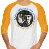 Prosper and Trust - 3/4 Sleeve Raglan T-Shirt