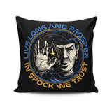 Prosper and Trust - Throw Pillow