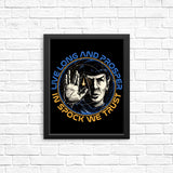 Prosper and Trust - Posters & Prints