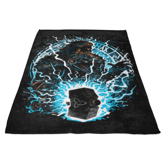 Protector of Midgard - Fleece Blanket