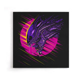 Psychedelic Alien - Canvas Print