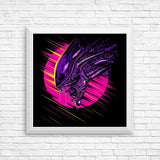 Psychedelic Alien - Posters & Prints