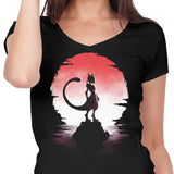 Psychic Under the Moon - Women's V-Neck